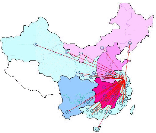 首页 公司简介 运输网络  运输网络 近年来公司卸货地点:上海,太原图片